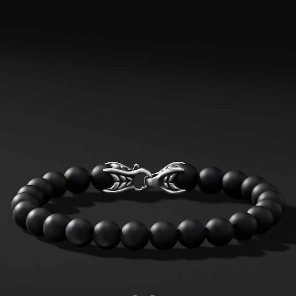 DAVID YURMAN SPIRITUAL BEADS BRACELET BLACK ONYX